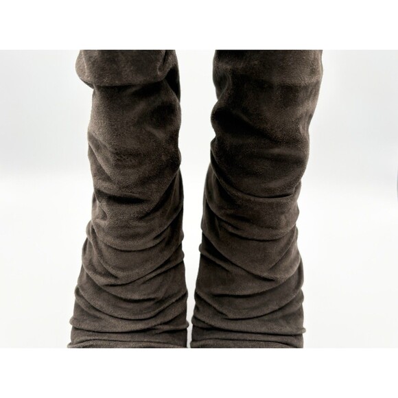 Christian Louboutin Brown Suede Slouchy Pilos Boots Mid Calf Sz EU 36 6 - Picture 7 of 15